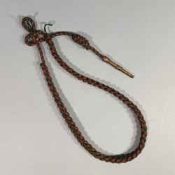FOURRAGERE REGLEMENTAIRE DE LA CROIX DE GUERRE FERRET DORE FABRICATION ANCIENNE 1914-18 OU  1939-45